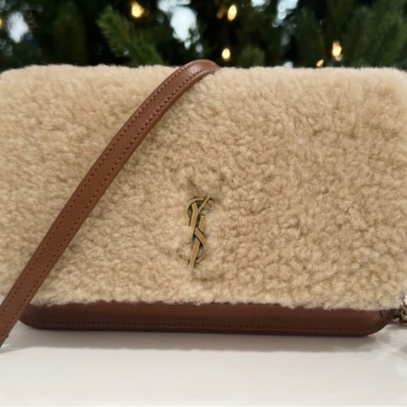 Shearling YSL bag - Picture 3 of 10